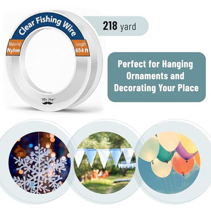 Mr. Pen- 218 Yard Nylon Fishing Line, String for Hanging - size: 1 Pack