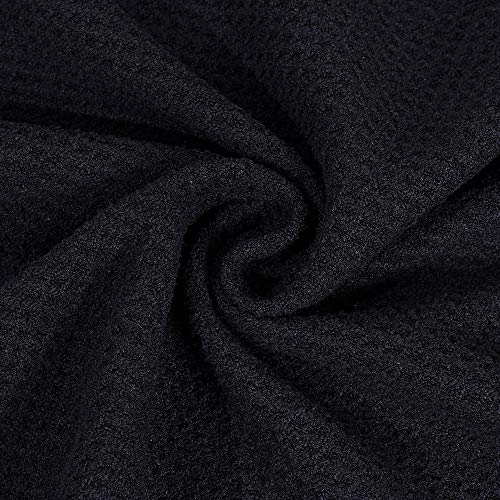 Mile High Life | Pro Tour Caddy Towel | 17" x 40" with 8" Center Slit | Premium Microfiber Waffle Texture - color: Black, size: 17" x 40"