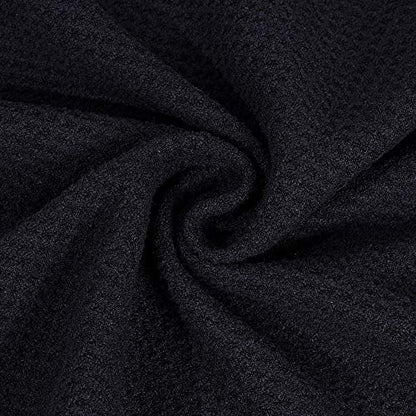 Mile High Life | Pro Tour Caddy Towel | 17" x 40" with 8" Center Slit | Premium Microfiber Waffle Texture - color: Black, size: 17" x 40"