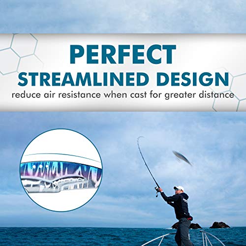 TRUSCEND Vibespinner Easy Catch Fishing Lures with BKK Hooks, Tail Spinner Baits with 4 Actions, Vibrating Swimming Flashing & Jigging for More Bites, Spoon Lures for Bass Trout Crappie Walleye Pike - color: C5-0.5oz-2.6"