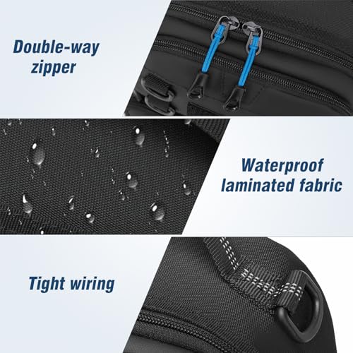 Fishing Bag with Tackle Boxes, Lightweight Fishing Sling Pack,Convertible Tackle Bag with Rod & Beverage Holder, Fishing Gear with Lures, Pliers, Lip Gripper, Black with Fishing Tools - color: Black（Included Fishing Tools Kit）