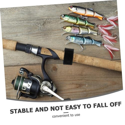 5pcs Rod Carrier Straps Fishing Rod Ties Strap Elastic Grip Fishing Tying Bands for Anglers