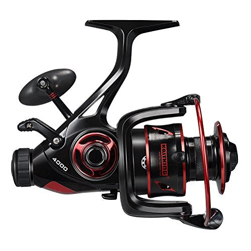 KastKing Sharky Baitfeeder III Spinning Reel 10+1 Shielded Stainless Steel BB - Carbon Fiber Drag for Live Liner Bait Fishing Action - style: 6000