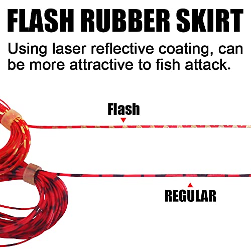 Fly-Tying-Materials-Rubber-Legs-Silicone-Rubber-Skirt 12-24 Colors Fly Tying Supplies - color: Flash Rubber Legs 12 Colors kit