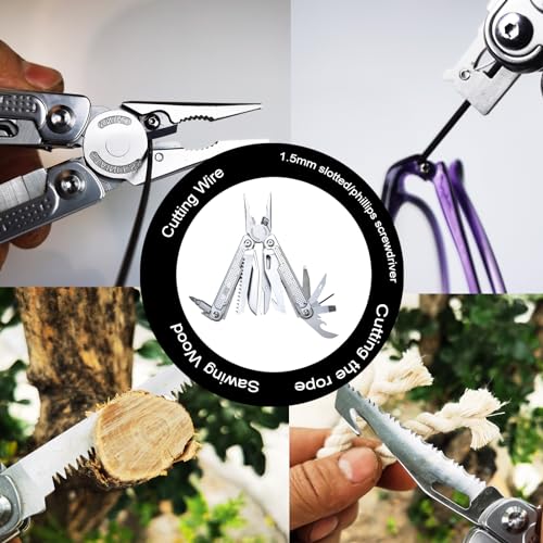 SQT2048 20-in-1 Multitool, Foldable & Self-Locking, Professional Tool for DIY, Home Repairs, Outdoor Camping – Must-Have Gifts for Men, Compact, Durable, All-in-One Tool for Every Task - style: SQT2048