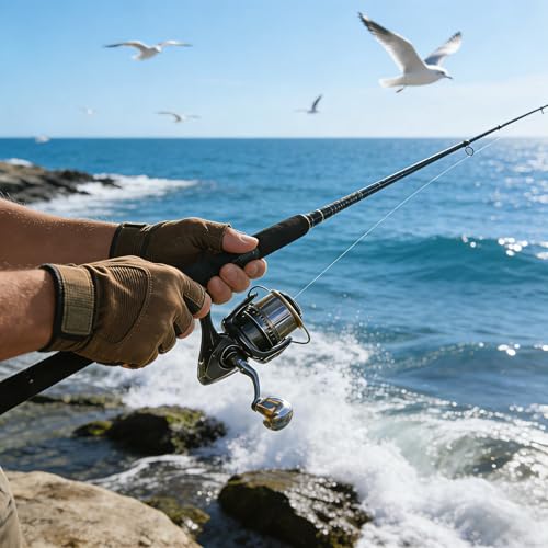 Heavy Duty Spinning Reel Metal Body with CNC Machined Spool 55LB Max Drag 6/8+1 Bearings Ultra Smooth 4.6/4.8:1 High Speed Gear Ratio Saltwater Freshwater Fishing Reel for 8000 to 14000 Series - color: BP11000