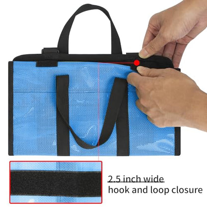 Lure Bag 6 Pocket PVC Protective Cover Durable Fishing Bag | Trolling Lure Tackle Box - size: Medium