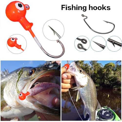 Fishing Lures Freshwater Bait Tackle kit.Tackle Box Including crankbaits topwater Lures,Jigs,Spoons and More Fishing Gear Set.Suitable for Bass Trout Salmon. - color: B234PCS