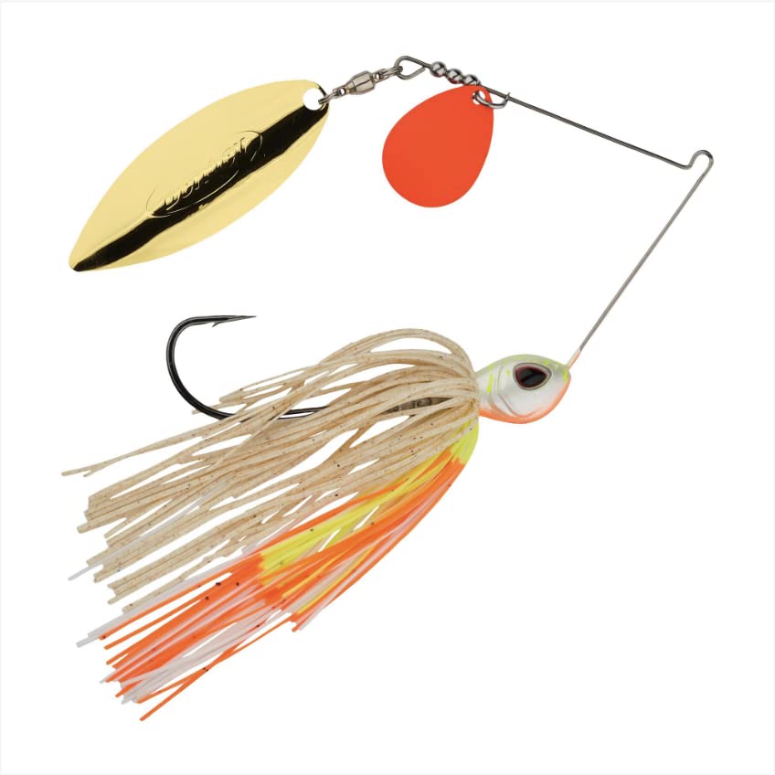 Berkley Power Blade Standard Fishing Spinnerbaits - color: Coleslaw/Silver + Gold, size: 3/4 oz - Colorado Willow