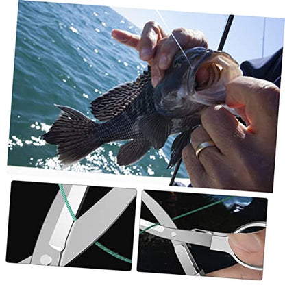2pcs Fishing Scissors Fish Use Scissors Heavy Duty Line Cutter Fishing Accessory