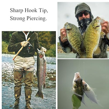 10PCS High-Carbon Steel Circle Hooks Barbed Fishing Hooks with Holes, Freshwater and Saltwater Fishing Hooks for Tuna, Catfish, Bass - size: 3/0