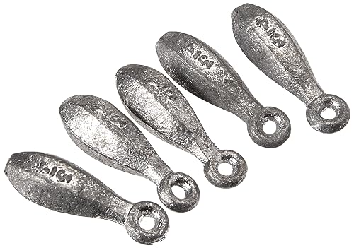 Bullet Weights Bank Sinkers | Fishing Weights | Multiple | Durable Lead Sinker for Bottom Saltwater Fishing | Ocean & Riverbank Tackle - size: 20 Ounce, 4 Each