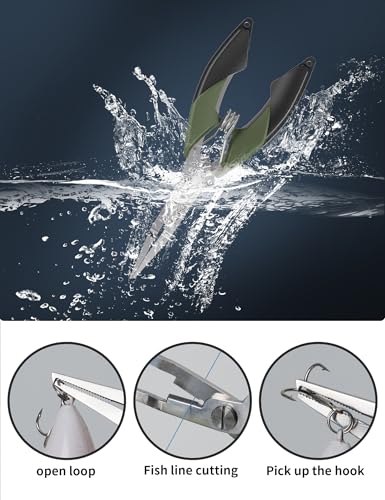 Fishing Split Ring Pliers, Stainless Steel Fishing Tool