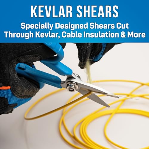 Jonard Tools KCS-4 Fiber Optic Kevlar Cutting Shears - style: Large Loop Kevlar Cutter