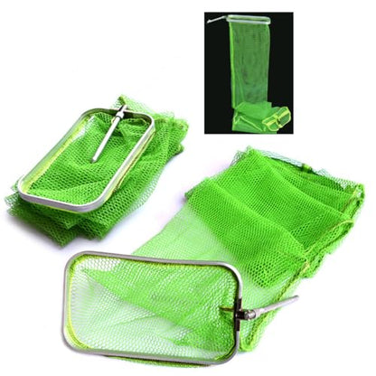 TOASIS Fishing Keep Net Collapsible Fish Keeping Nets Carp Mesh Keepnets Oblong-Nylon Mesh Fishing Keepnet Opening Size 16 x 6.8 Inches Length 4.92 Ft