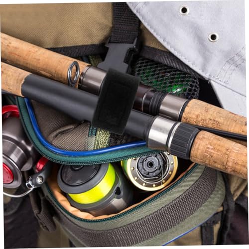 5pcs Adjustable Fishing Rod Straps Elastic Non-Slip Fishing Pole Bands Hook and Loop Closure for Secure Rod Fixing and Storage for Anglers and Outdoors