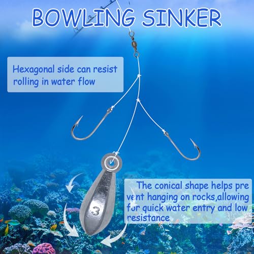 Fishing Weights Sinkers Bullet Fishing Weights Sinkers Ocean Saltwater | Surf Fishing Gear Fishing Assortment 1oz 2oz 3oz 4oz - size: 3oz-7pcs