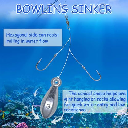 Fishing Weights Sinkers Bullet Fishing Weights Sinkers Ocean Saltwater | Surf Fishing Gear Fishing Assortment 1oz 2oz 3oz 4oz - size: 1oz-10pcs