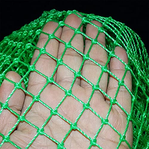 Fishing Net Replacement Netting Fishing Landing Net Replacement Net for Freshwater Saltwater Fishing Green 6 Sizes - color: Diameter 16inch/40cm