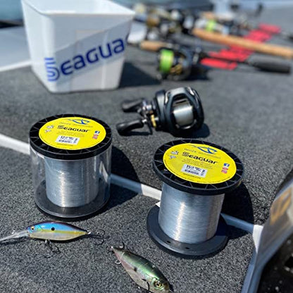 Seaguar InvizX Multi-Species Fishing Line for Casting, Live Bait, Freshwater, 100% Fluorocarbon, Clear, Multiple Sizes - size: 6lbs/200yds
