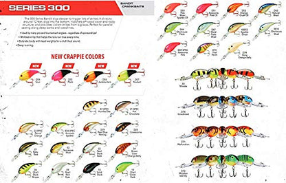 Bandit Lures BDT3D Series 300 - color: Pink Silver Sparkle CR