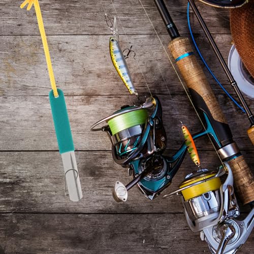 Abaodam Portable Fishing Hook Sharpener with Abrasive Material, High Hardness and Precision Production for Outdoor Tools, Compact Fishhook File for Efficient Sharpening of Fishing Gear