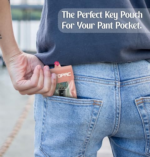 Waterproof Car Key FOB Pouch Submersible Dry Bag Holder for ID Credit Cards Cash Keys Case Swim Surf Floating Wallet - color: Pink