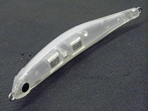10 Blank Unpainted Minnow Crankbait Topwater Lipless Jerkbait Fishing Lures V3 - color: UPW624P10