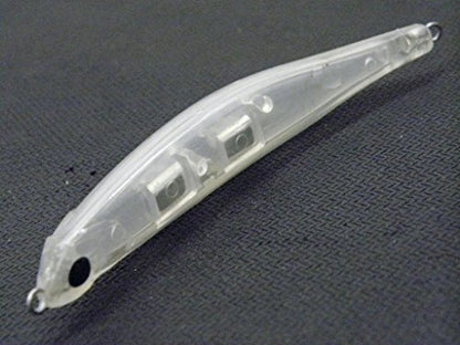 10 Blank Unpainted Minnow Crankbait Topwater Lipless Jerkbait Fishing Lures V3 - color: UPW624P10
