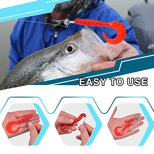 Jig Heads Fishing Hooks Crappie Jigs Unpainted Jig Heads Round Ball Sharp Fishing Jigs Hooks for Bass Trout Crappie Walleye Saltwater Freshwater - size: 1/28oz - 1g - 50pack