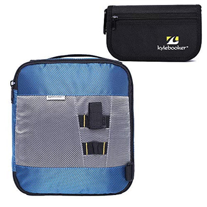 Kylebooker Fishing Lure Spinner Baits Wallet Case Soft Bait Binder Storage Bag