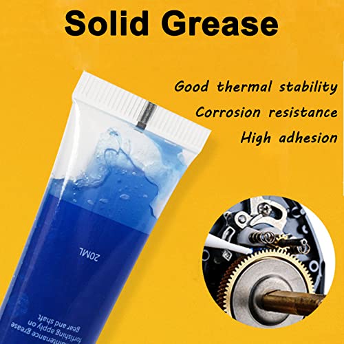 EDSRDUS Reel Care Combo Fishing Reel Oil & Grease Kit for Fishing Reel Maintenance, Spinning Reel & Bearing Maintenance Oil, Set for All Types of Fishing Reels 0.64OZ (20ml) x2 Pack