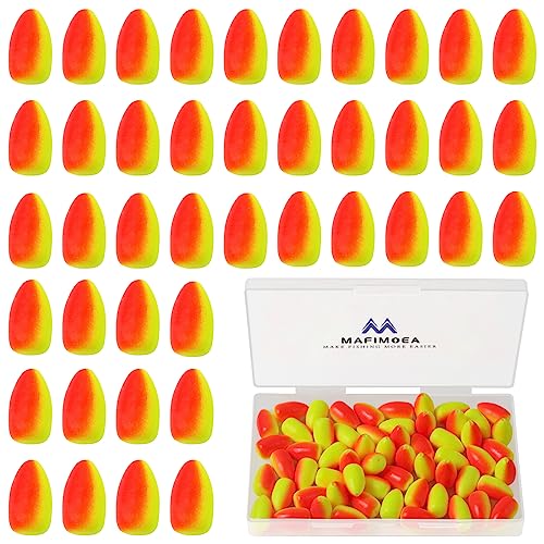 80/60/45 PCS Bullet Fishing Foam Floats Snell Float Surf Pompano Rigs Float for Spinner Rig Making Fly Fishing Strike Indicators for Trout Catfish Walleye