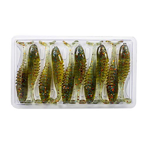 Bobby Garland Slab Hunt'R Soft Plastic Crappie Fishing Lure, 2.25 Inches, Pack of 10 - color: Coppernose