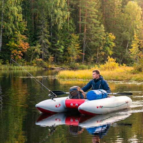 2 Pcs Fishing Rod Holder Fishing Float Tube for Inflatable Buoy Marine Boat Yacht Securing Adjusting Accessories, for Floats Smaller Than 14'' in Diameter