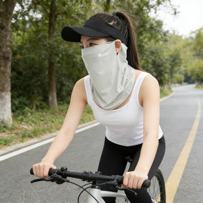 UV Sun Protection Face Mask for Women, Face Cover Scarf Neck Gaiter Outdoor