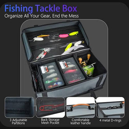 Fishing Tackle Bag Soft Plastic Bait Storage, Soft Bait Organizer