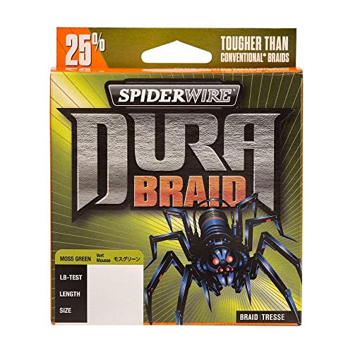 SpiderWire DuraBraid Braid Fishing Line - color: Moss Green, size: 15lb - 300yd