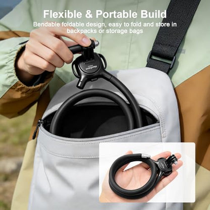 MINIFOCUS Neck Mount Adjustable Vlogging Neck Chest Strap with 1/4" Adapter, Hands Free Camera Lanyar Necklace Holder Compatible with GoPro Hero/Insta 360/Ace/Osmo 360/Nano/Action - color: V4022