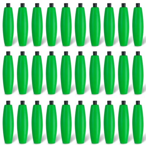 SILANON Peg Floats Fishing Bobbers,Foam Cigar Fishing Floats Bobbers Catfish Floats Slip Fishing Cork Bobbers with Pipe Plug for Catfish Santee Rig Freshwater Saltwater Fishing - size: 2.5 inch, style: Green-30pcs