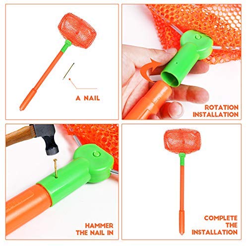 Fishing Net, TSYAN Bug Net Catching Crab Insect Nets Beach Toys Floating Bait Butterflies Colorful Nets for Kids Outdoor Playing 16 inches - style: 3 Pack