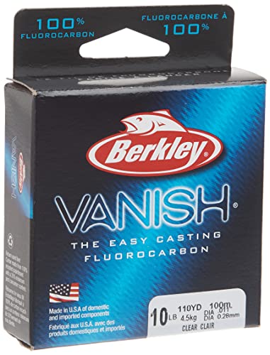 Berkley Vanish Fluorocarbon Fishing Line/Leader Material - color: Clear - Vanish, size: 110yd, style: 10 Pounds