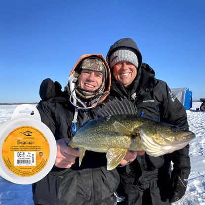 Seaguar IceX 100% Fluorocarbon Fishing Line, Abrasion Resistance, Made for Hard Water - size: 3 lb test (50 yds)