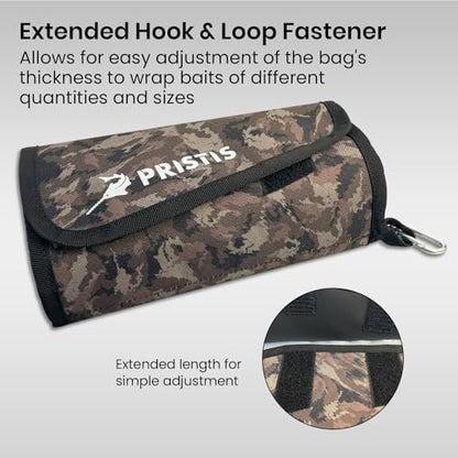 Pristis Utility Fishing Tool Combination, 4 Pack Fishing Lure Wraps & Fishing Soft Lure Storage Binder Bag, A Neat Option for Angler