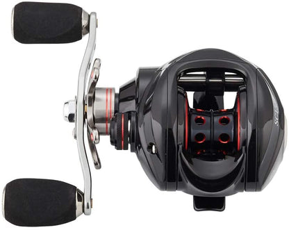 Fishdrops Baitcaster Reel Ultra-Light Baitcasting Fishing Reel, 7.0:1 Gear Ratio, 12.12LB Drag Magnetic Brake, Smooth 11+1BB, Freshwater & Saltwater and Affordable Low Profile Bait Caster Reel - color: Left Handle-Red Color