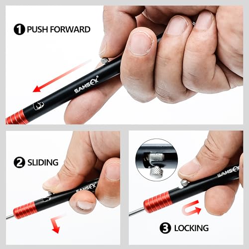 SAMSFX Fishing Pliers, Muti-Function Fly Fishing Tools, 8" Saltwater Resistant Gear Hook Remover Split Ring Tungsten Cutters, with Lanyard & Sheath - color: Red Fishing Pliers with Dehooker