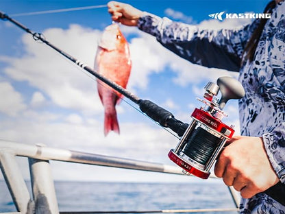 KastKing KONG Fishing Rod, Powerful, Lightweight S-Curve Graphite Rod Blanks, Nano Resin Technology, Stainless-Steel Double-Foot Guides w/Titanium Oxide Rings, Non-Slip Handles, Chartreuse Strike Tips - size: 7'0''-M-Fast-2pcs, style: Cast