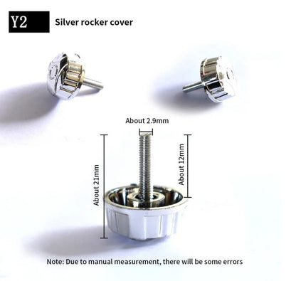 Pack of 5 Replace Parts New Fishing Reel Handle Screw Nut Caps Fishing Tackle Tools for Spinning Reel Crank Power Foldable Outdoor Accessories - color: Green 5pcs