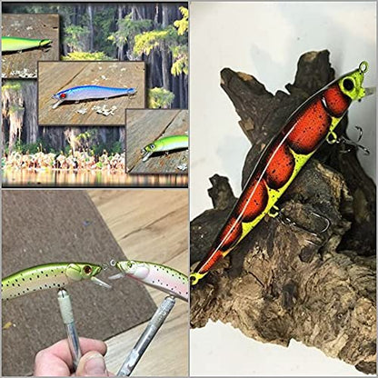 Blank Unpainted Minnow Crankbait Topwater Lipless Jerkbait Fishing Lures - color: UPM680P10