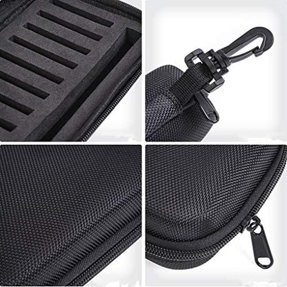 Toasis Fishing Lure Storage Wrap Bag Spinner Baits Wallet Case Black Color